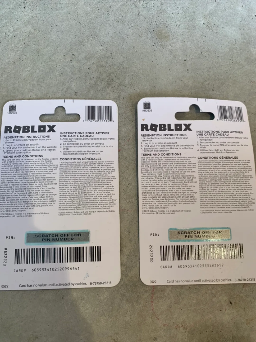 Roblox $25 Giftcards 4 your kids!! image indicator(2)