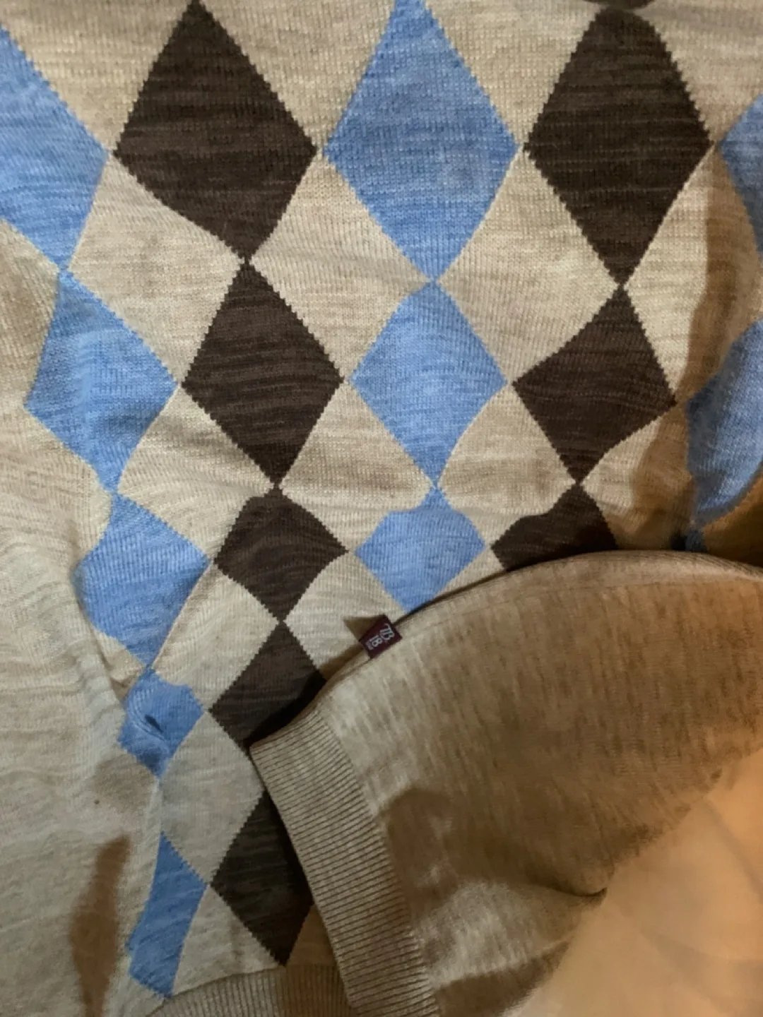 Tommy Bahama Argyle Sweater - Size L image indicator(2)