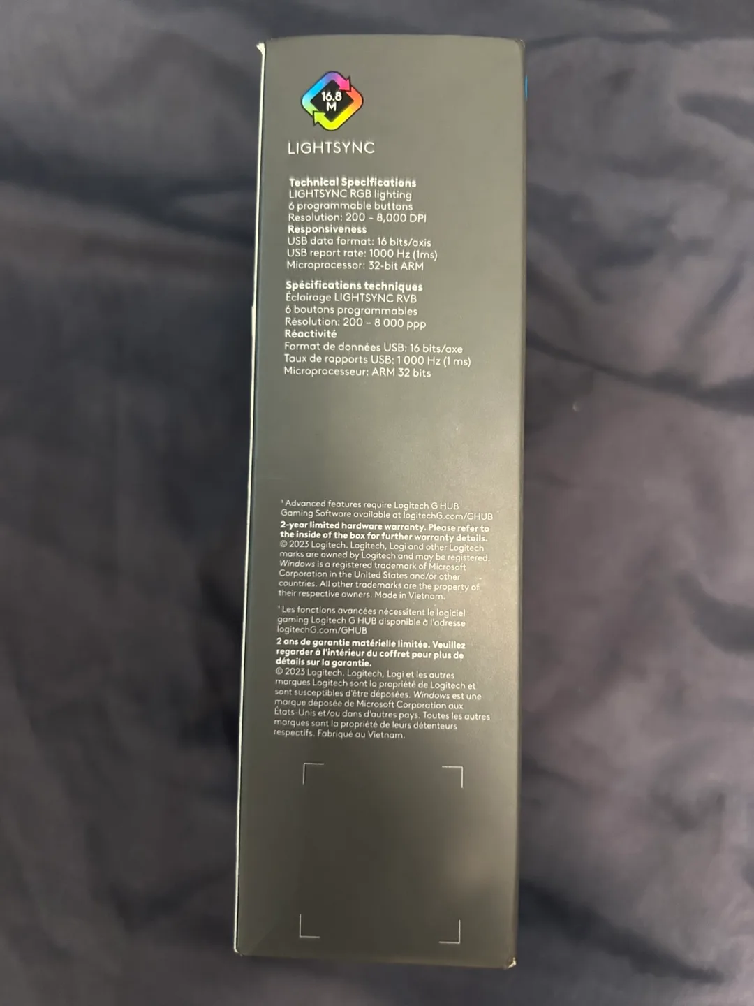 Logitech G203 LIGHTSYNC Gaming Mouse - New image indicator(3)