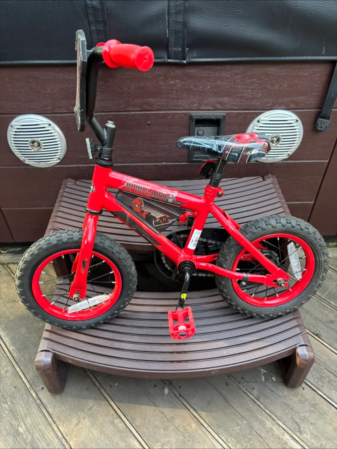 Huffy Spider-Man Kids' Bike - Red thumbnail