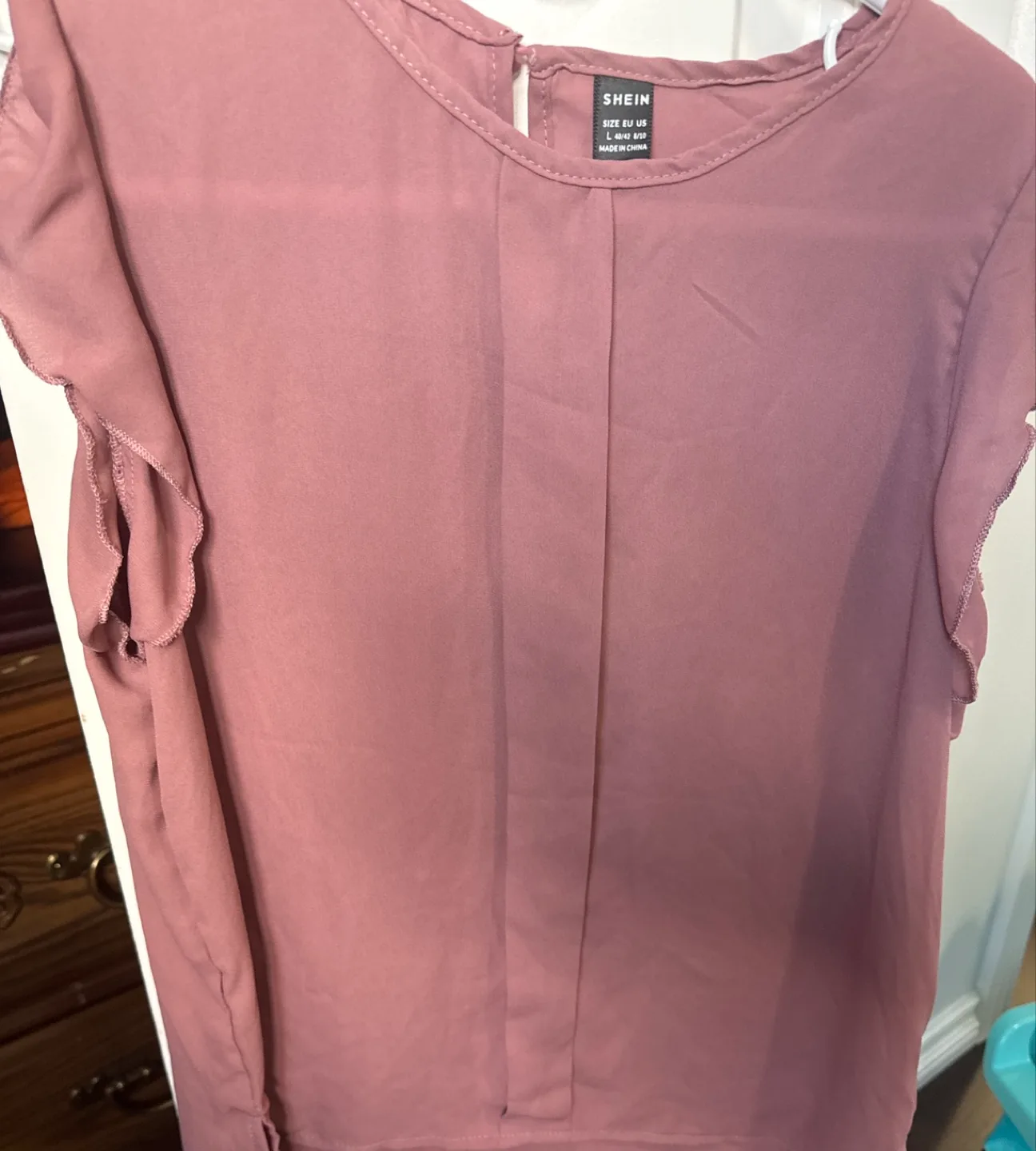 SHEIN Pink Blouse - Size L thumbnail