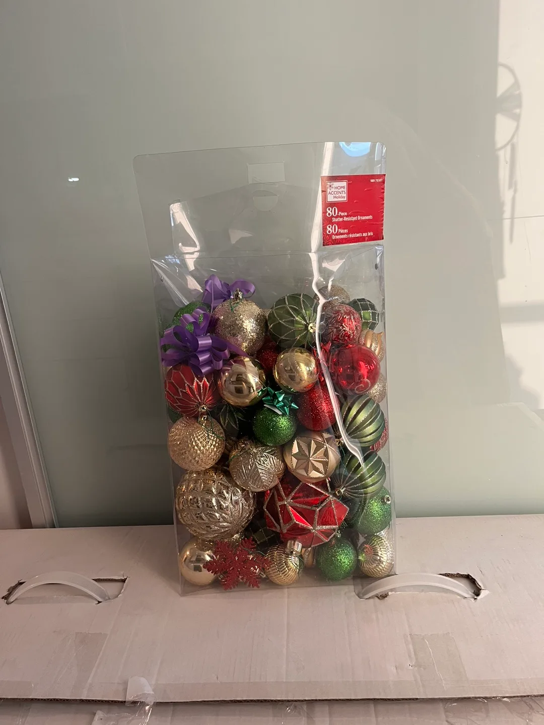 Christmas in July. Christmas Tree with 80 Ornaments thumbnail