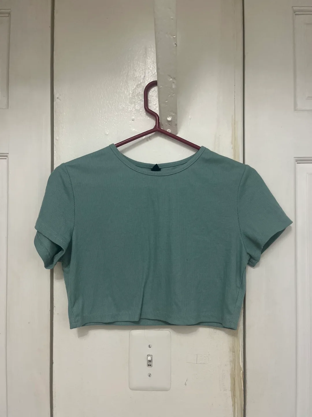 Wild Fable Green Crop Top - Size S thumbnail