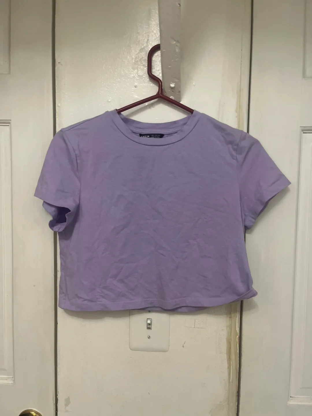 Shein Purple Crop Top thumbnail