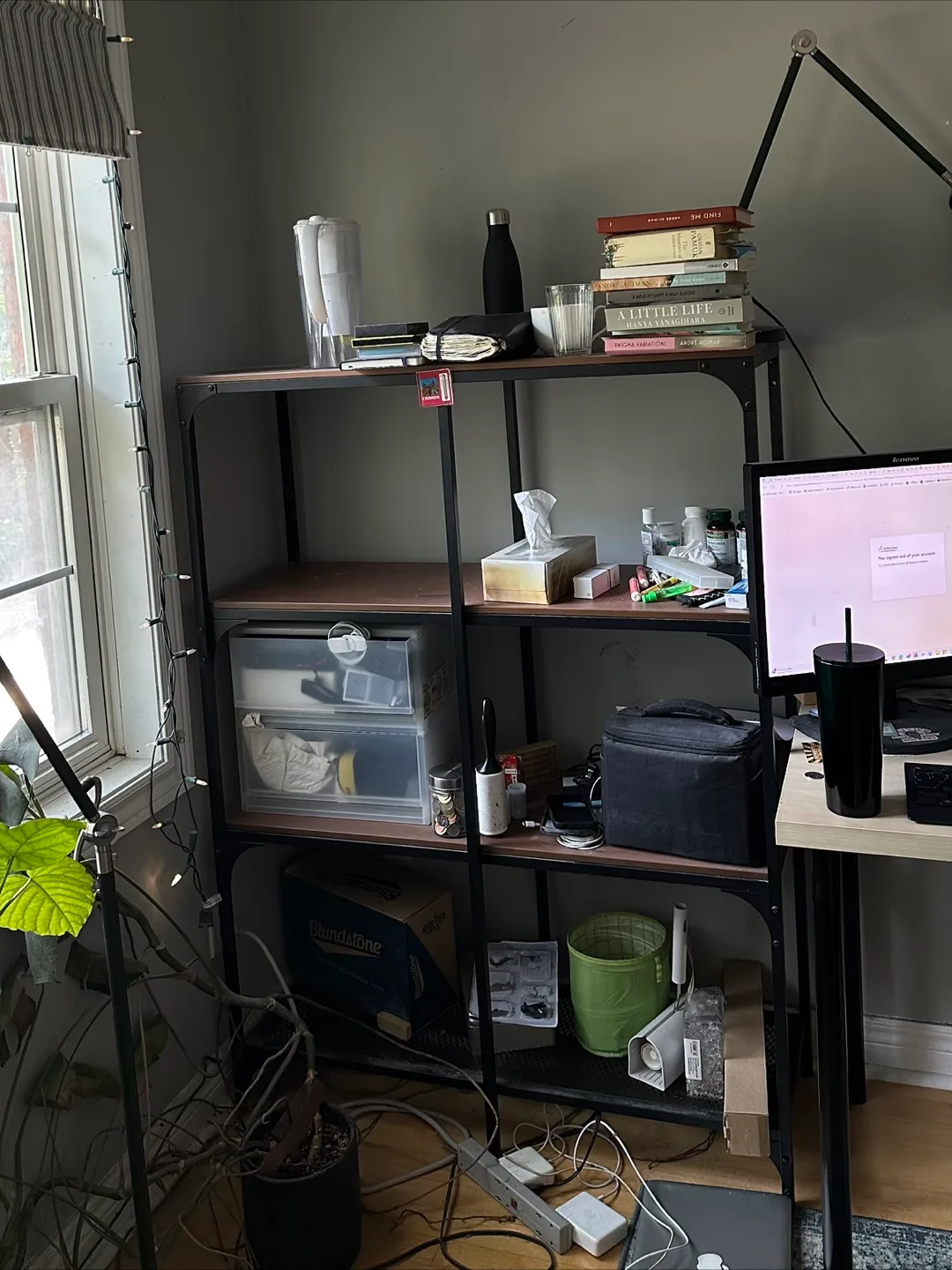 IKEA FJÄLLBO Shelf Unit, Black, 100x136 cm image indicator(2)