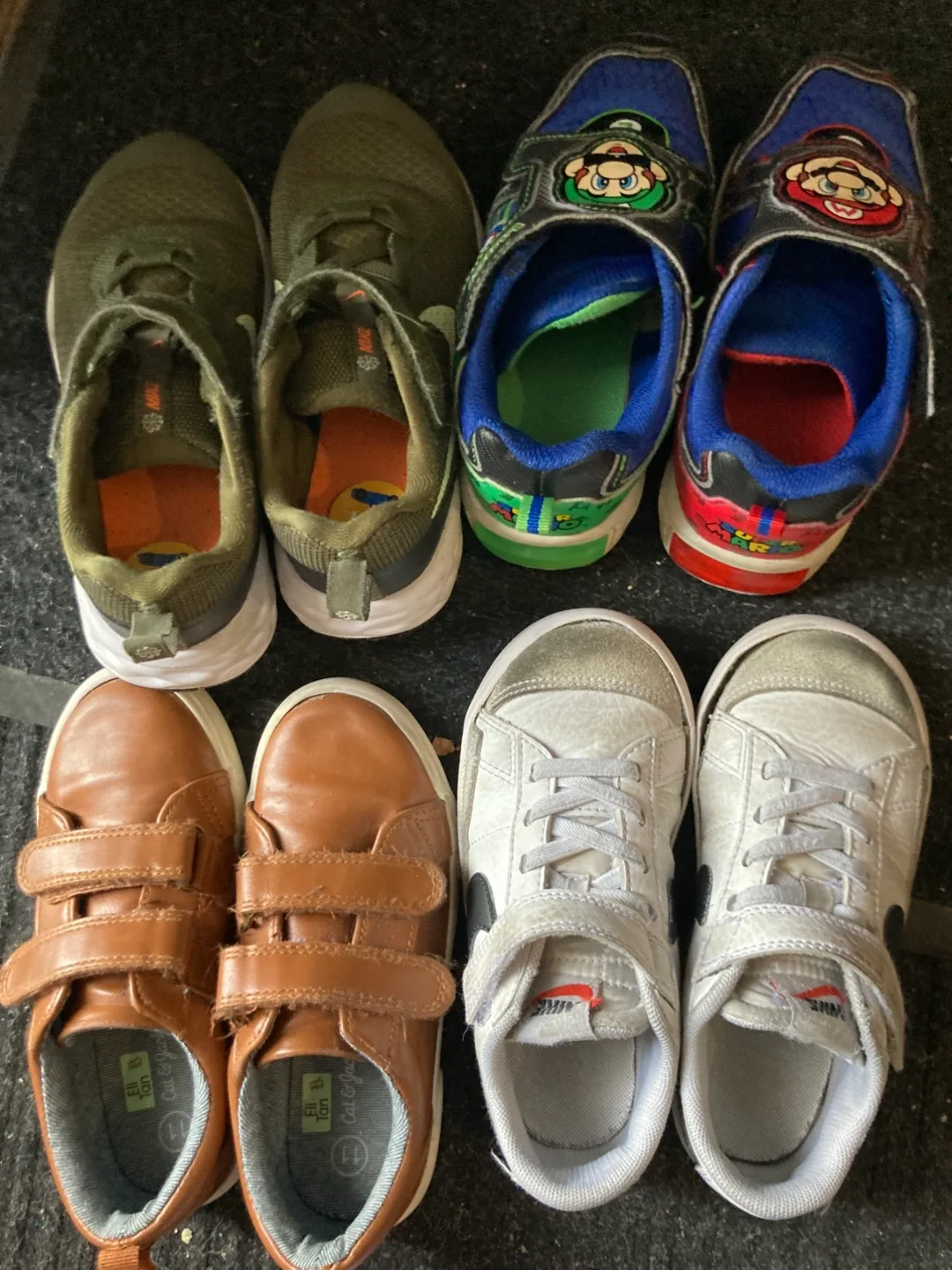 11C Kids' Shoes Bundle - Nike, Cat & Jack, Mario - Size 11 thumbnail