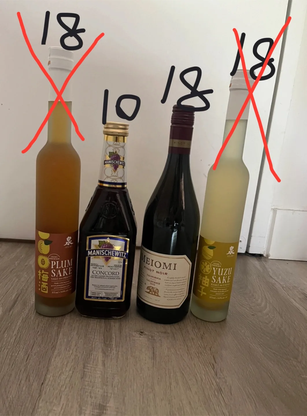 Assorted Wine & Sake Bottles thumbnail