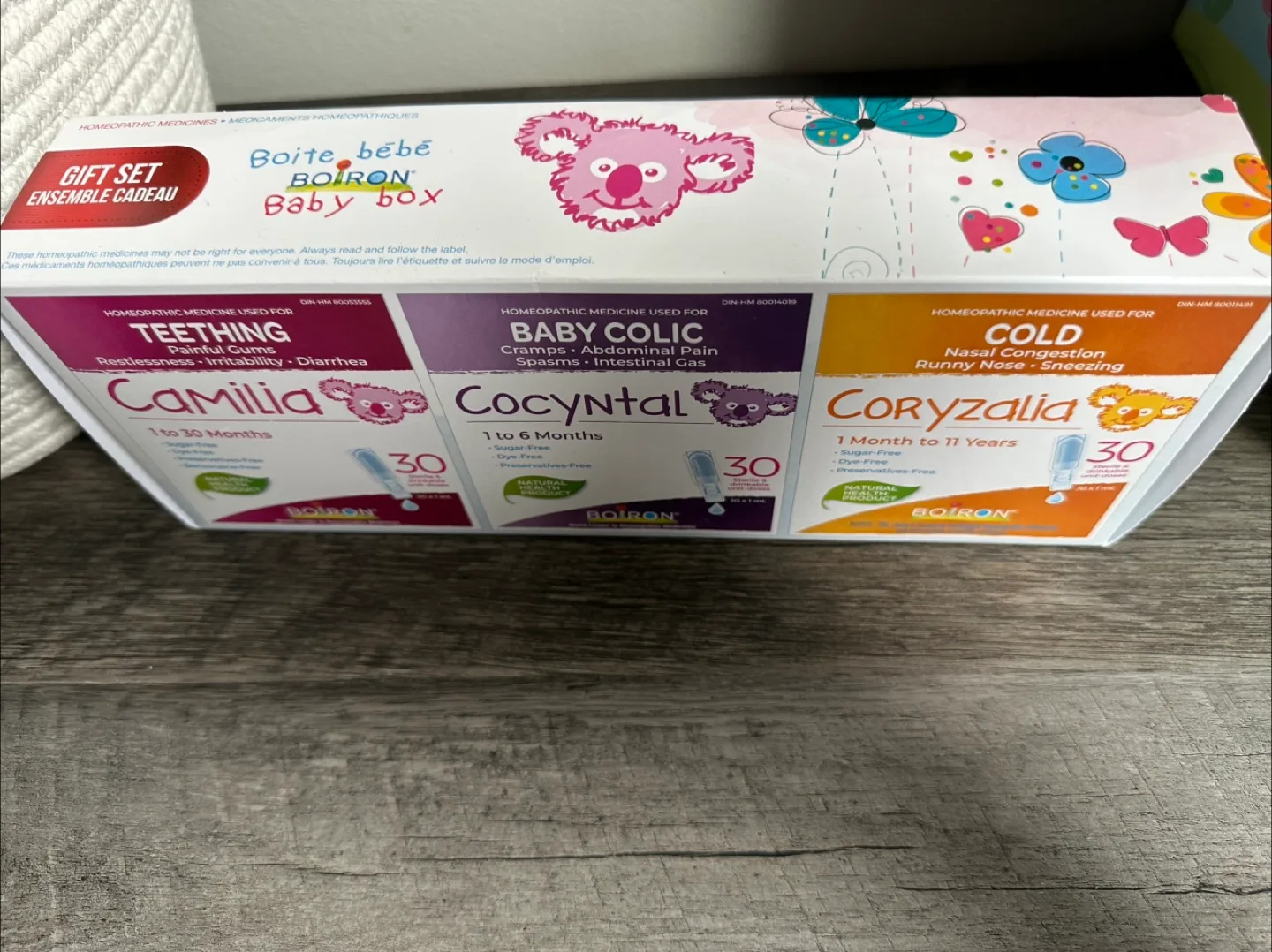 Boiron Baby gift Box Teething, Colic, Cold Relief-NEW thumbnail