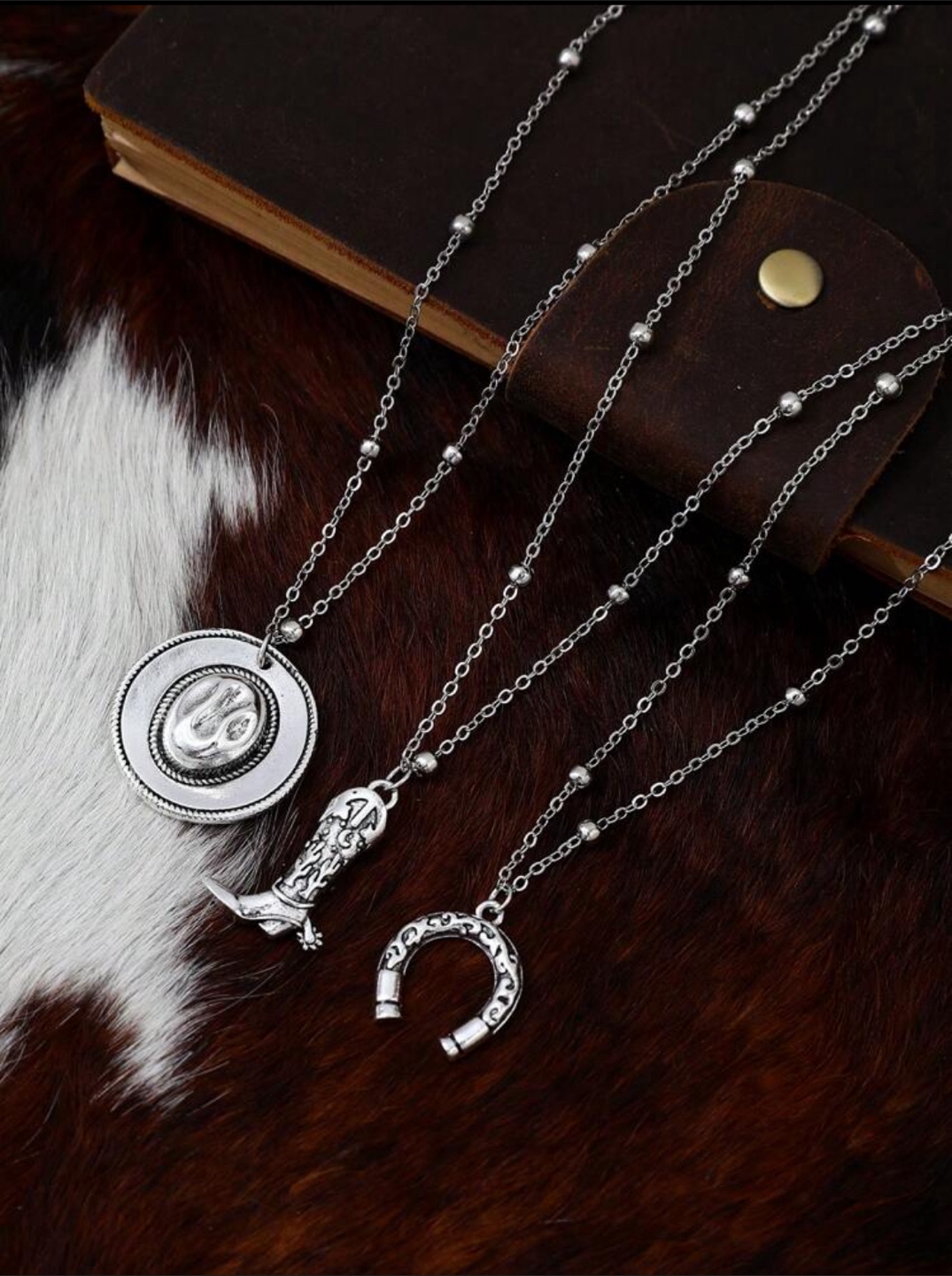 Western Style Necklace & Bracelet Set - photo 4