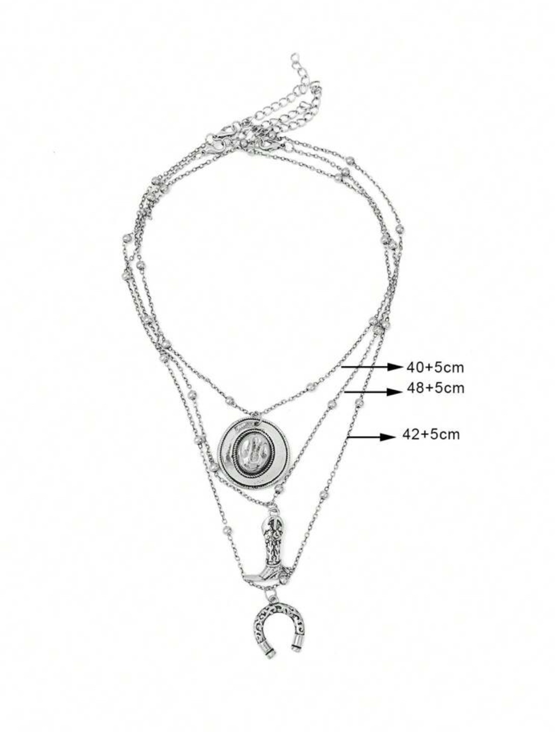 Western Style Necklace & Bracelet Set - photo 5