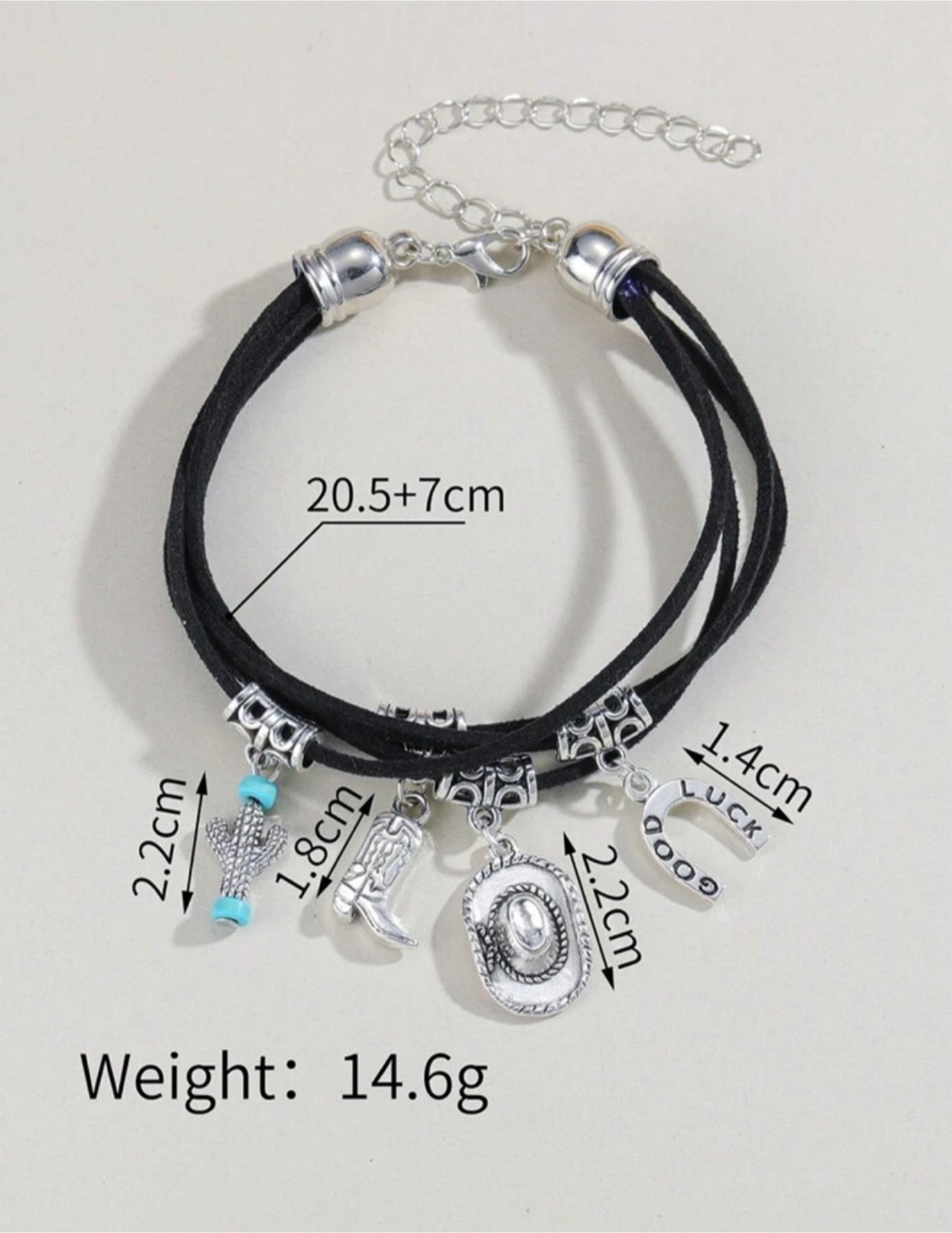 Western Style Necklace & Bracelet Set - photo 3