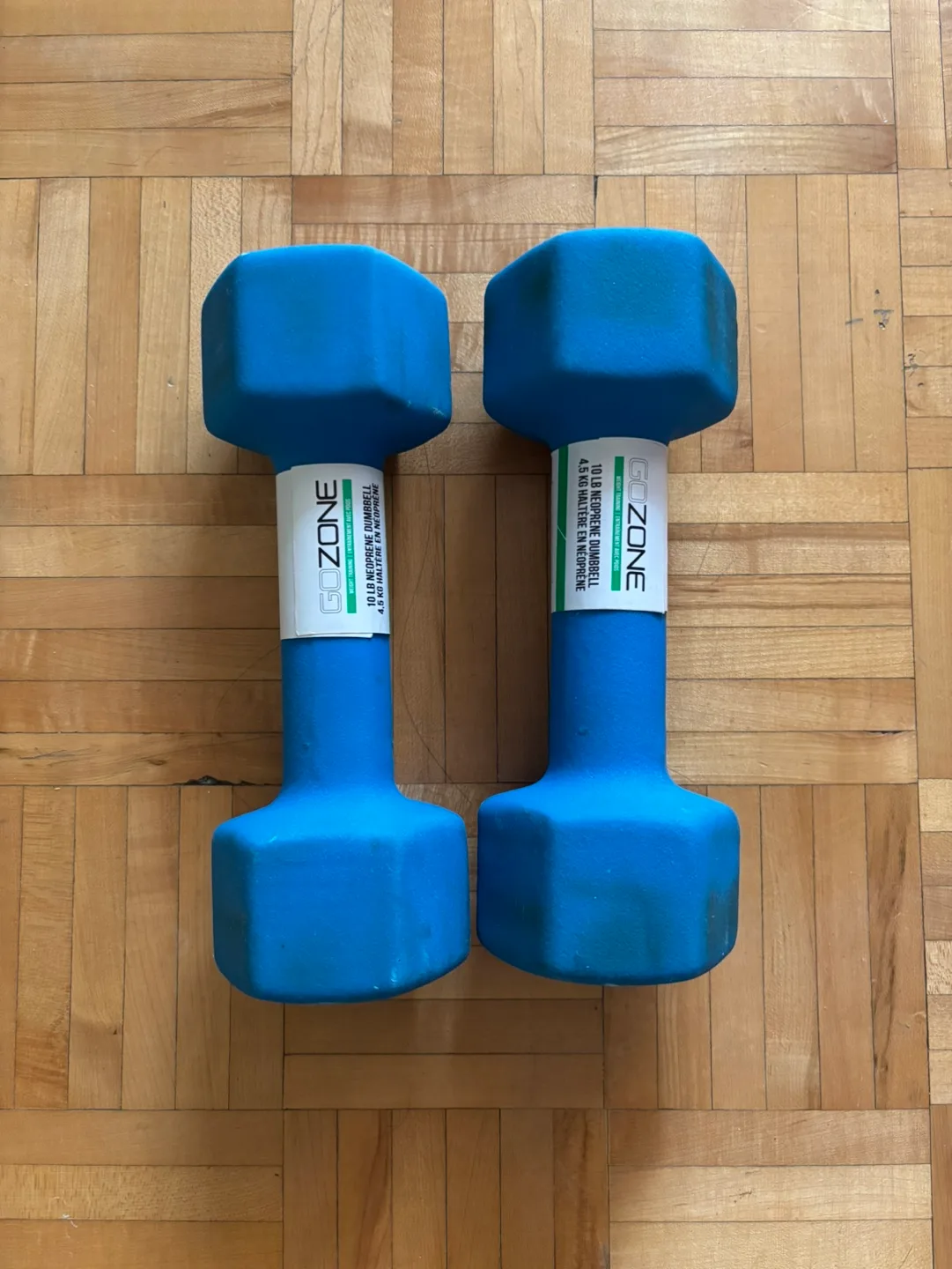 GoZone 10 lb Dumbbells (Pair) thumbnail
