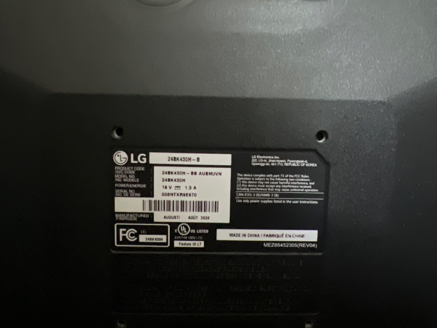 LG 24BK430H-B 24-inch Monitor - photo 3