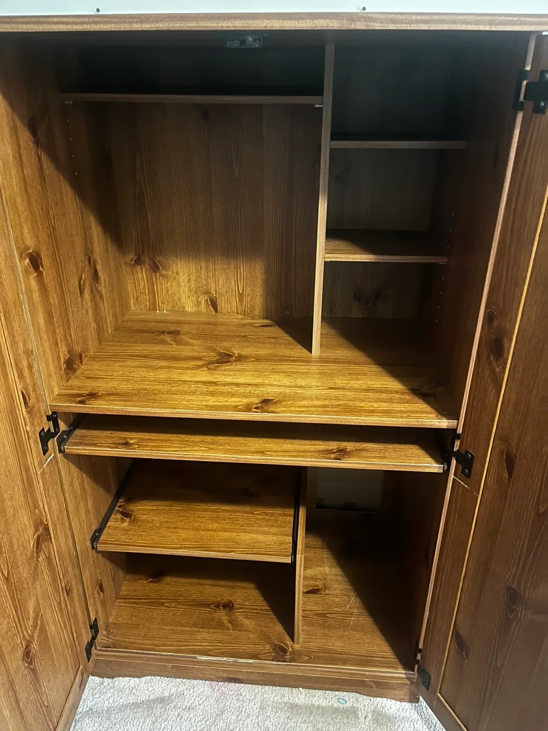 Wooden Cabinet desk thumbnail