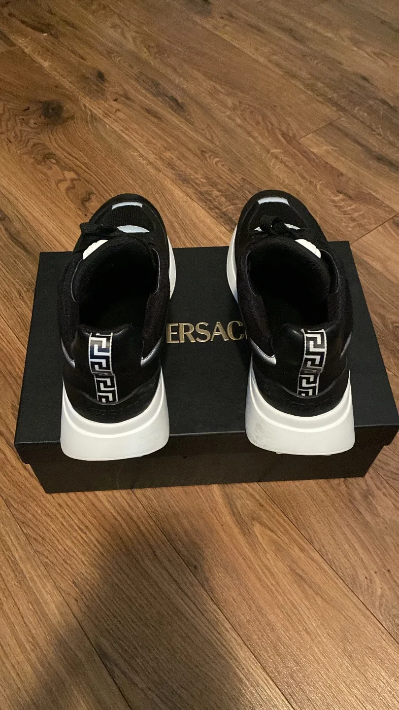 Versace Men's Black Sneakers image indicator(5)