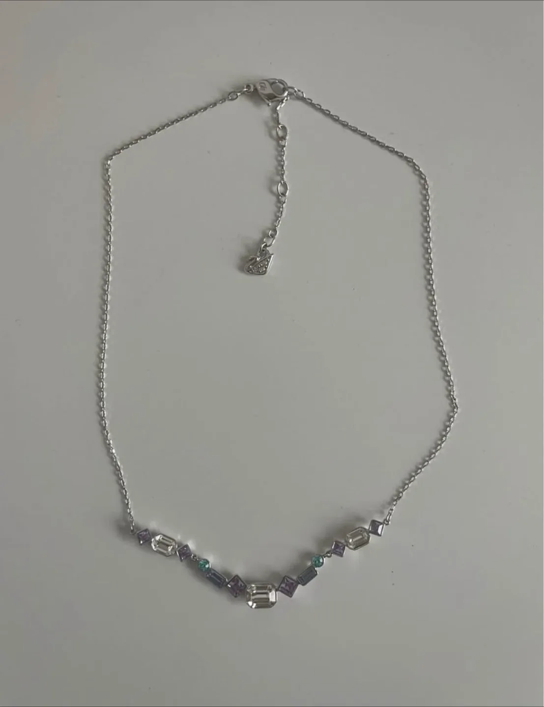 Swarovski Silver Necklace thumbnail