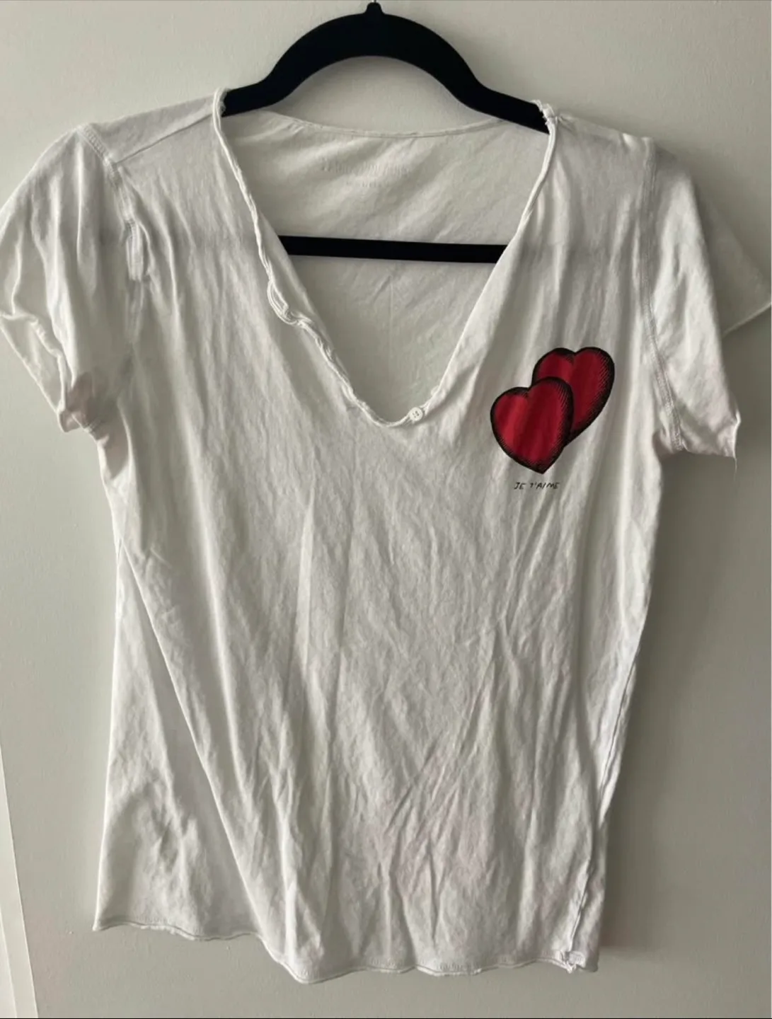 Zadig & Voltaire White T-Shirt - Womens Size Small thumbnail