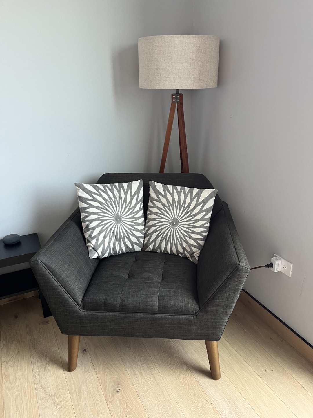 Gray Armchair
