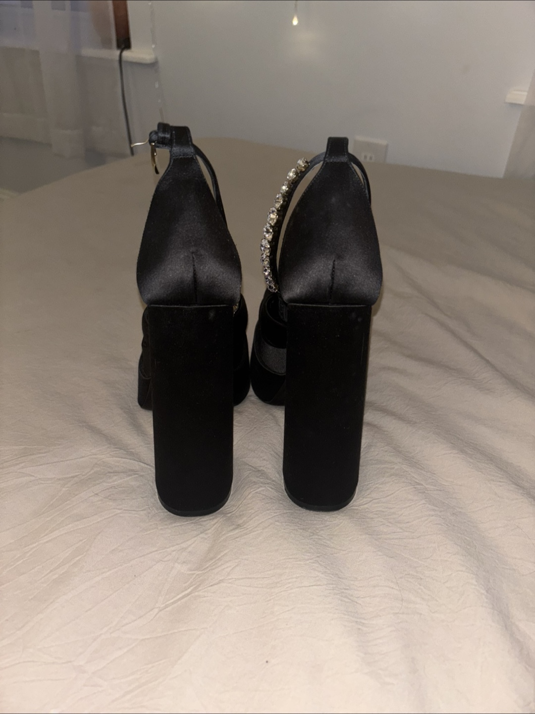 Versace Black Platform Heels - photo 4