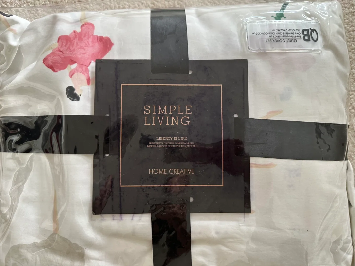 BNIB‼️Simple Living Quilt Cover Set (Queen) image indicator(2)