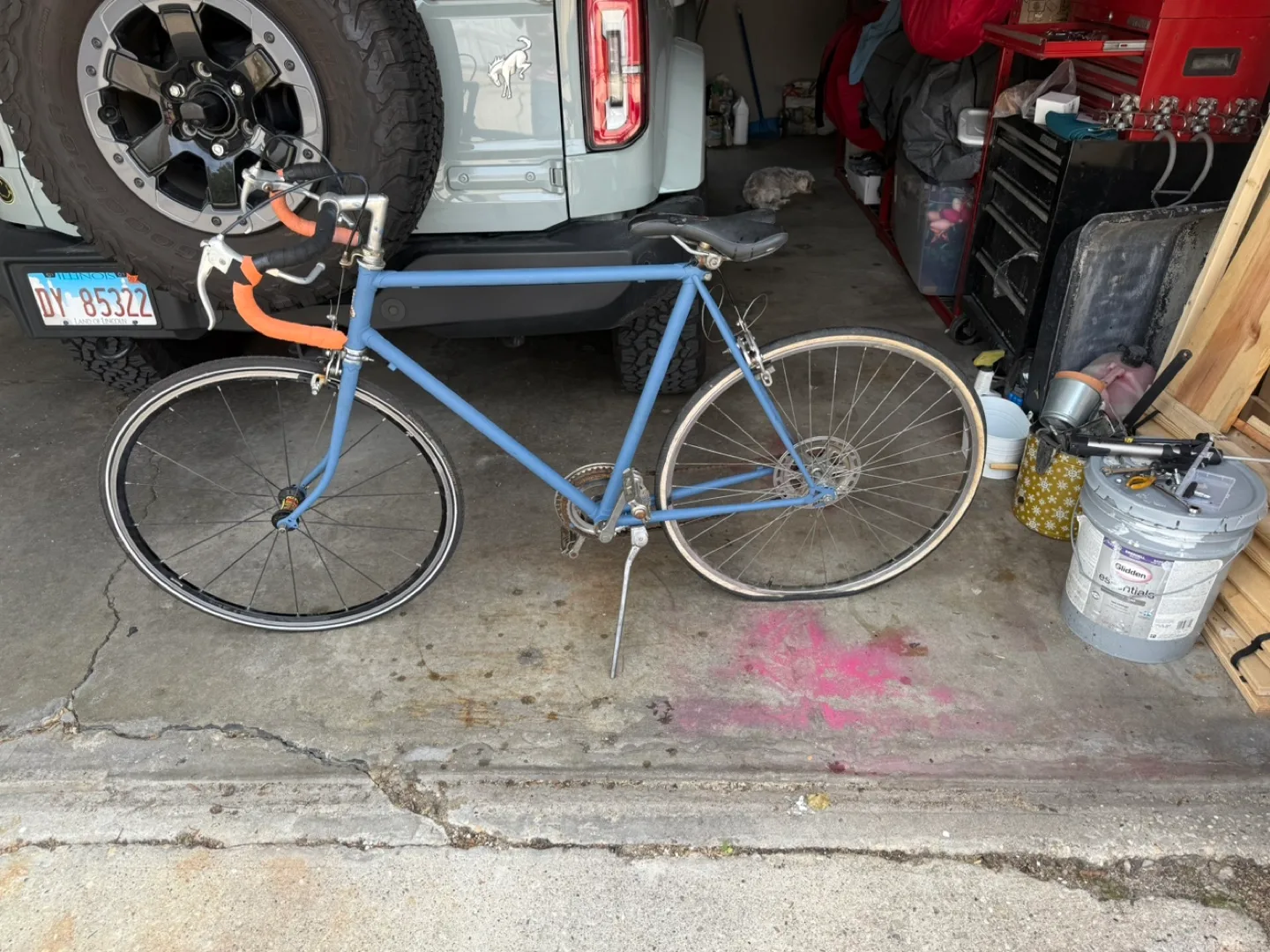 Vintage Raleigh Road Bike - Blue thumbnail
