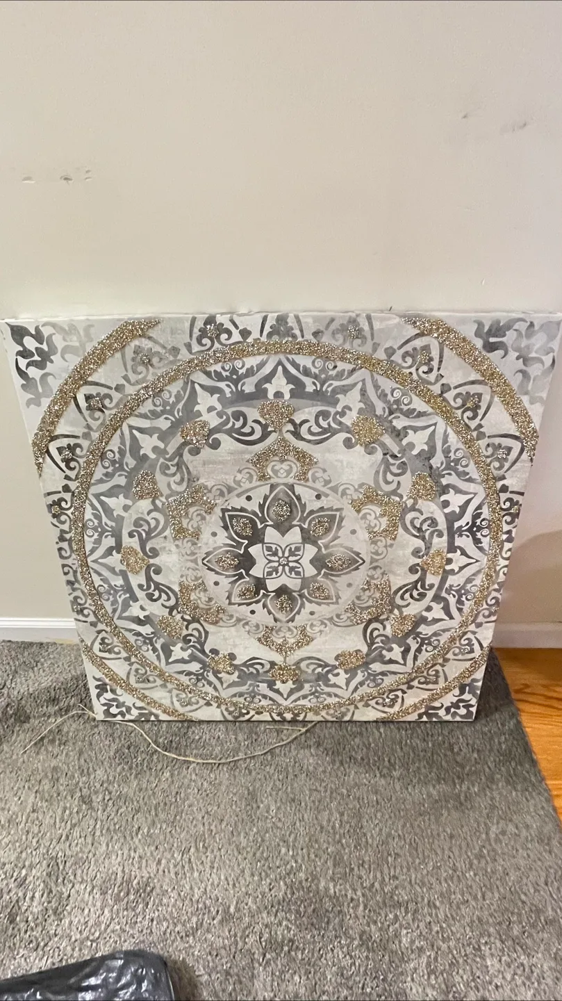🎉MOVING SALE🎉Decorative Mandala Canvas Wall Art thumbnail