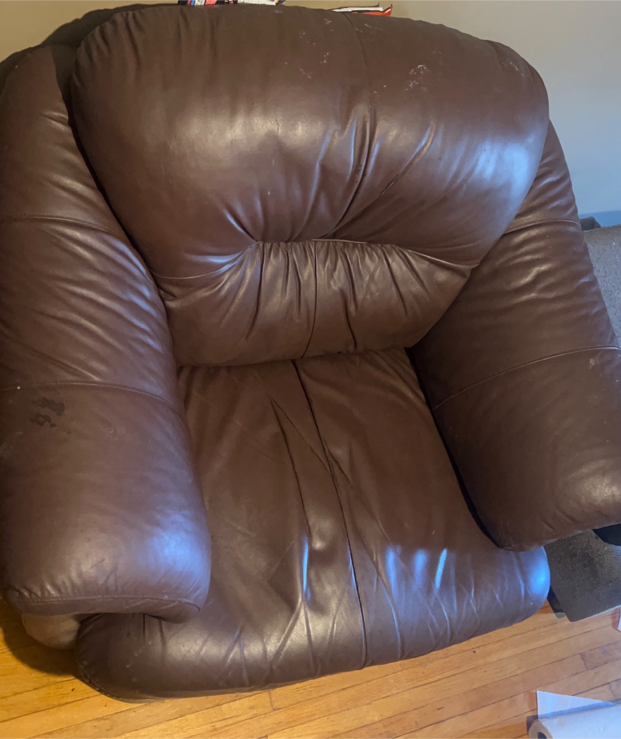 Brown Leather Armchair