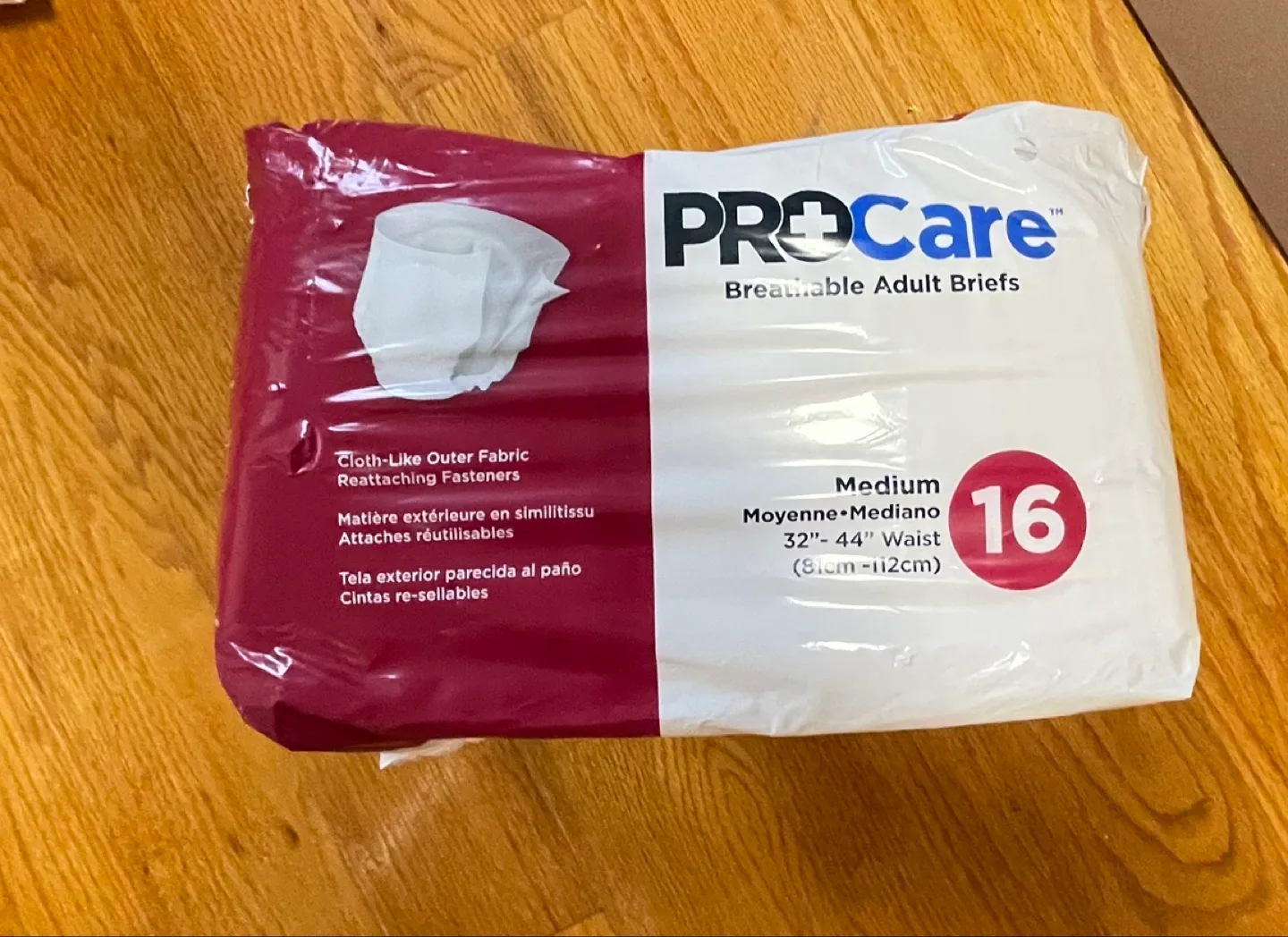 ProCare Breathable Adult Briefs, Medium, 16 Count thumbnail