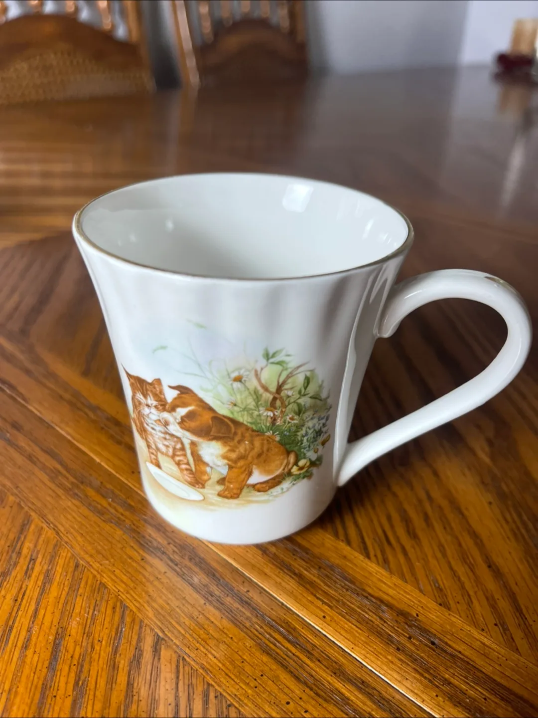 Queensway Fine Bone China Cat & Dog Mug thumbnail