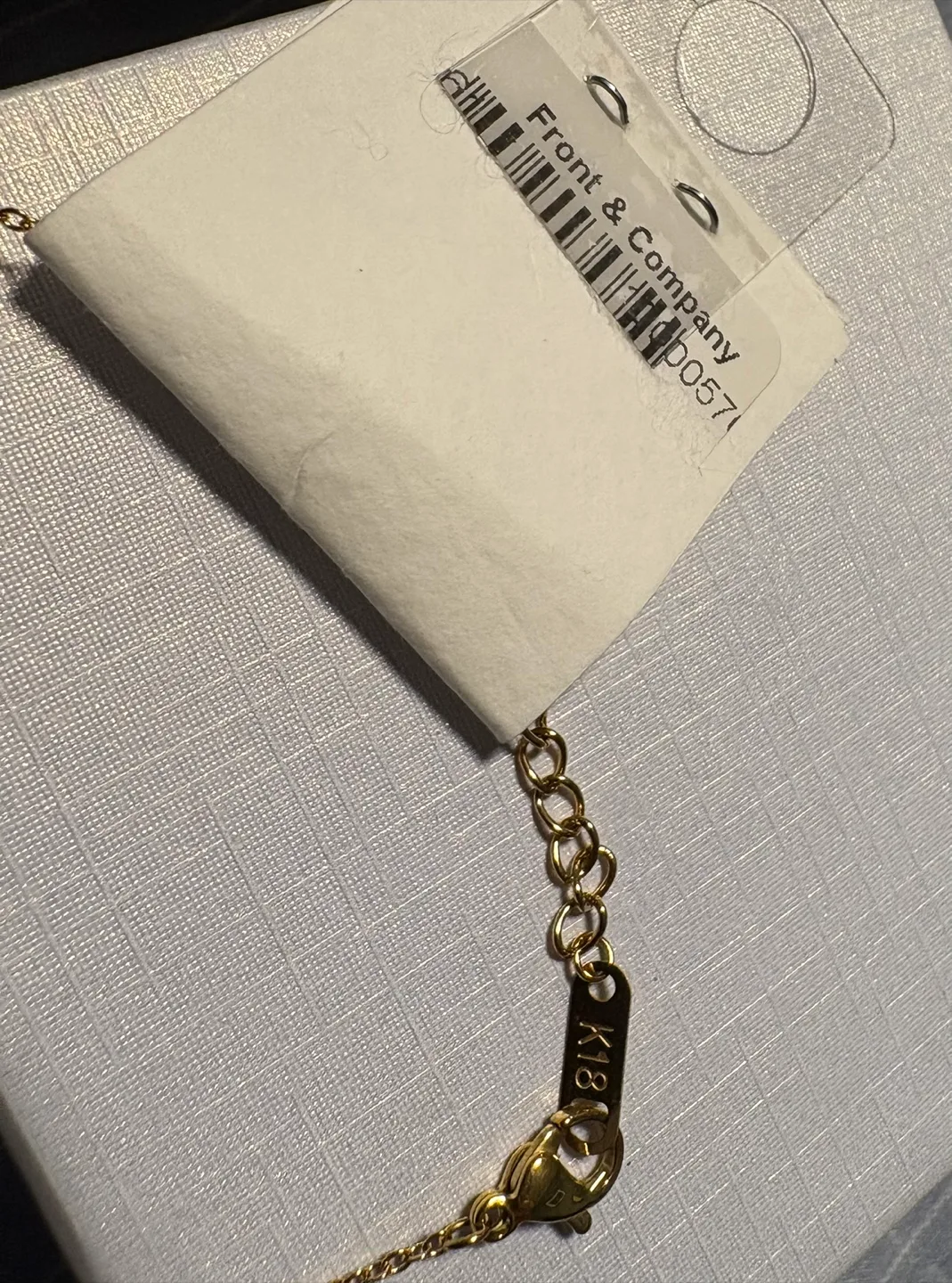 Front & Company 18K Gold Necklace with Amethyst Beads image indicator(3)