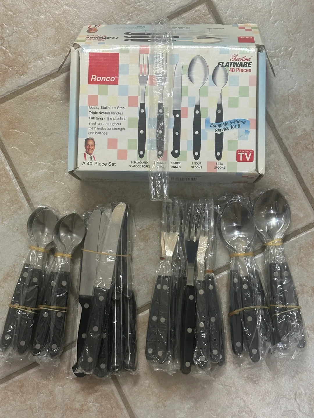 Brandnew 36 pc.Flatware Set, Bags Holder image indicator(2)