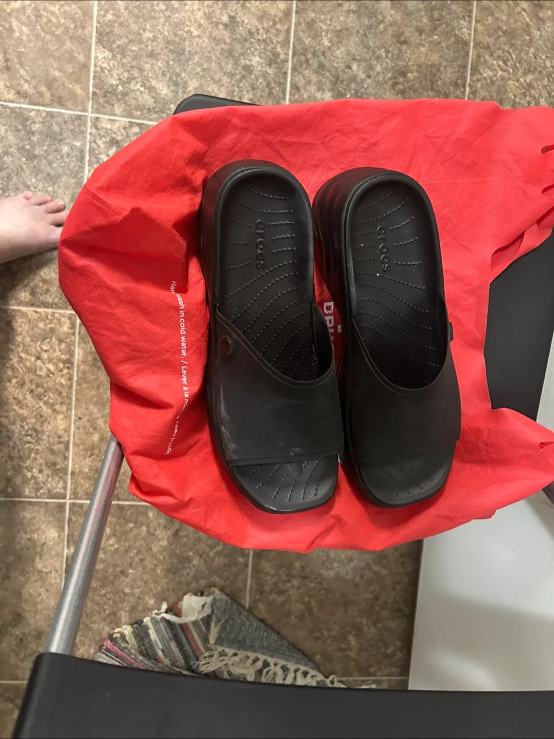 Crocs Black Slides thumbnail