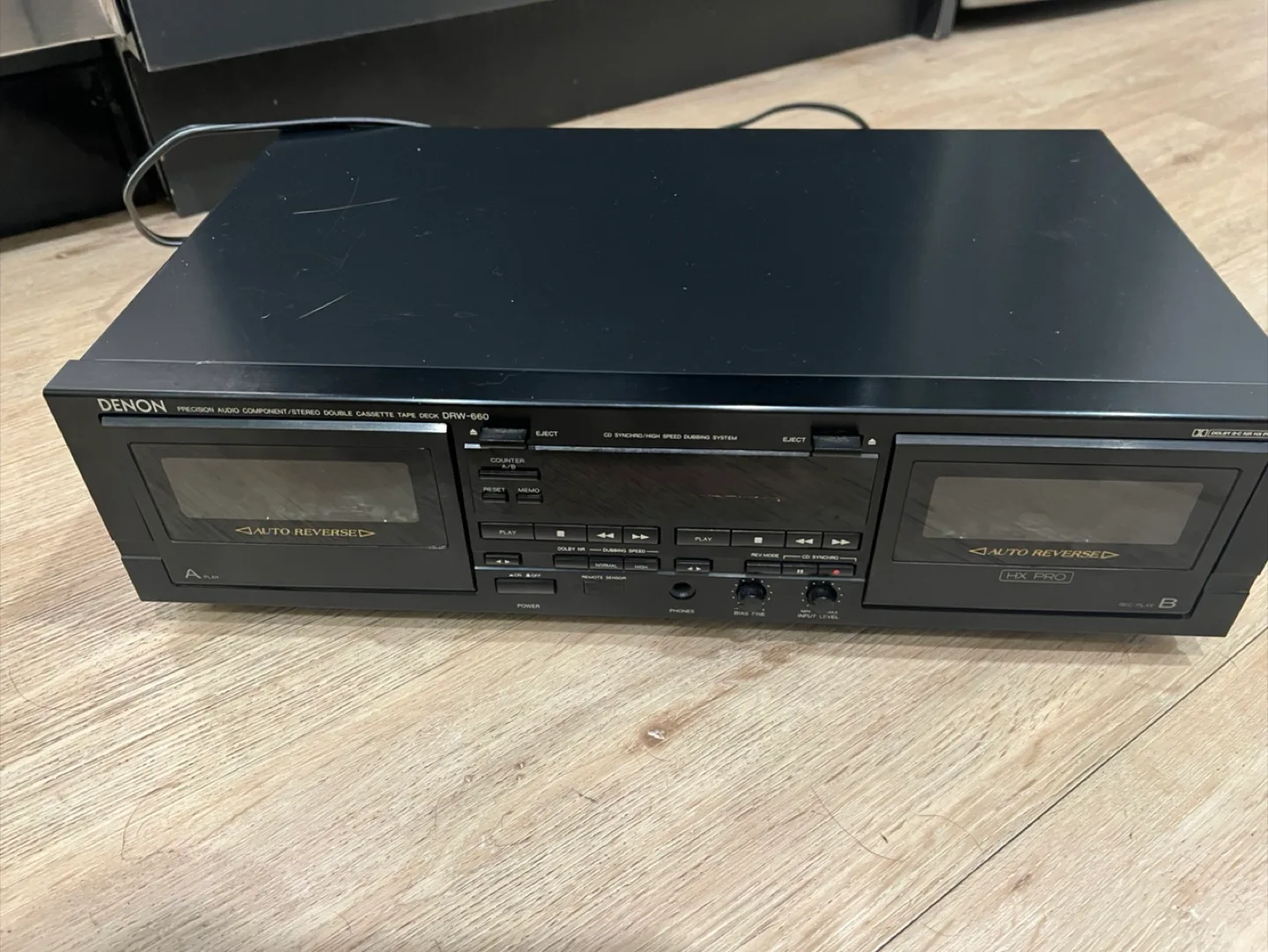 Denon DRW-660 Double Cassette Tape Deck thumbnail