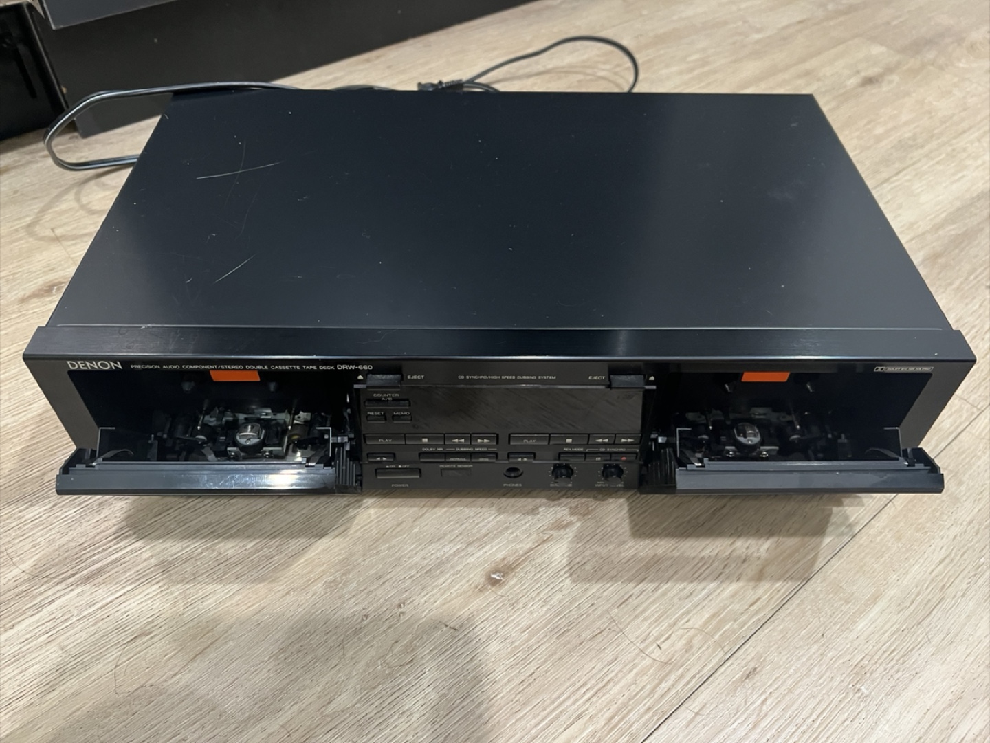 Denon DRW-660 Double Cassette Tape Deck - photo 2