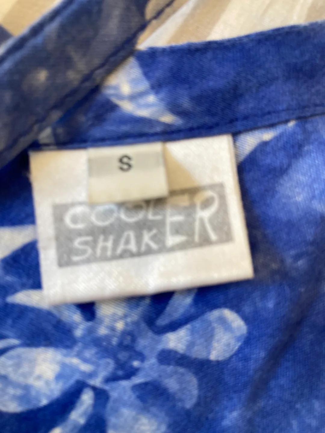 100% Cotton Blue Floral Dress - Size S image indicator(3)