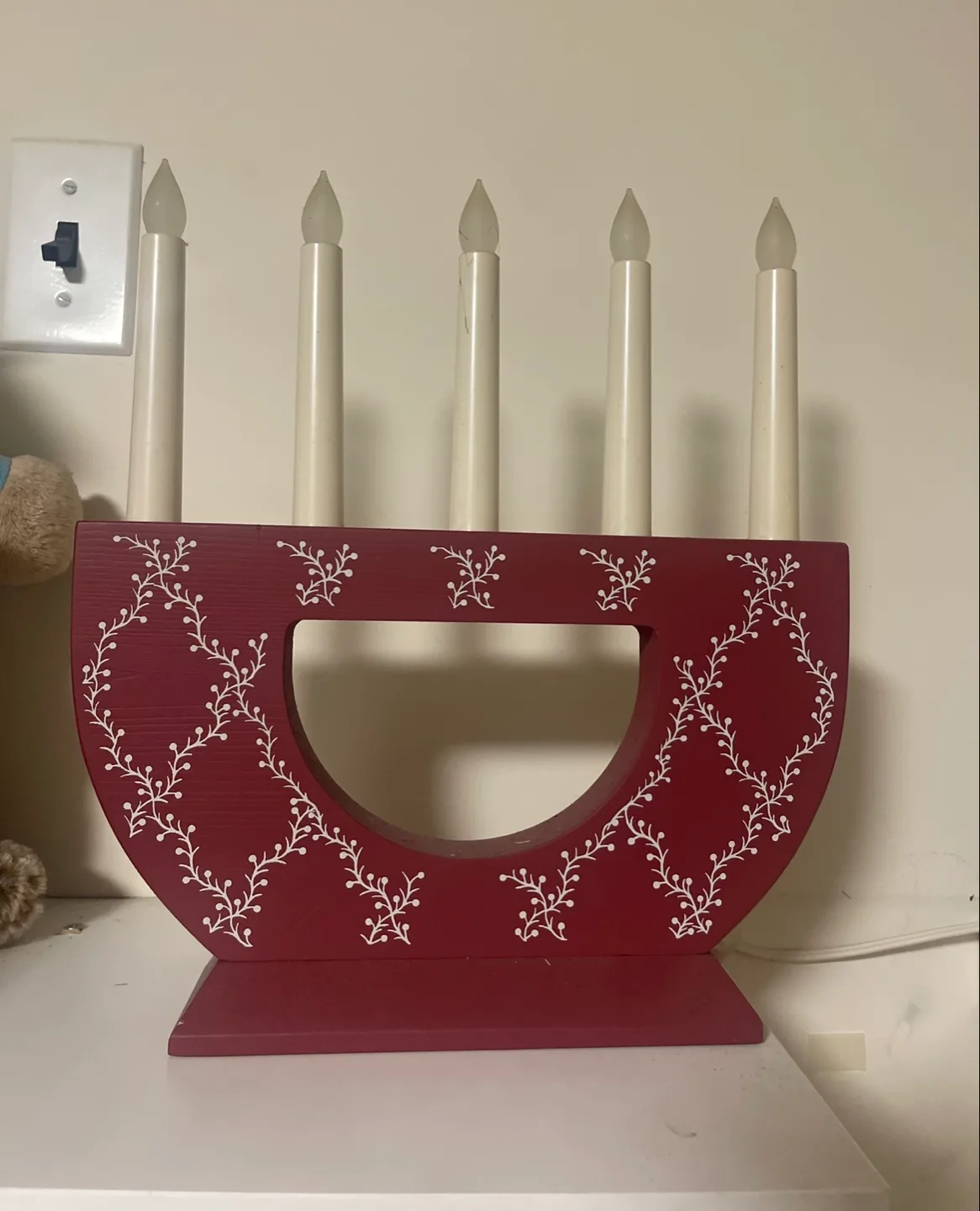 🎉MOVING SALE🎉 Candle Bridge with 5 Candles thumbnail