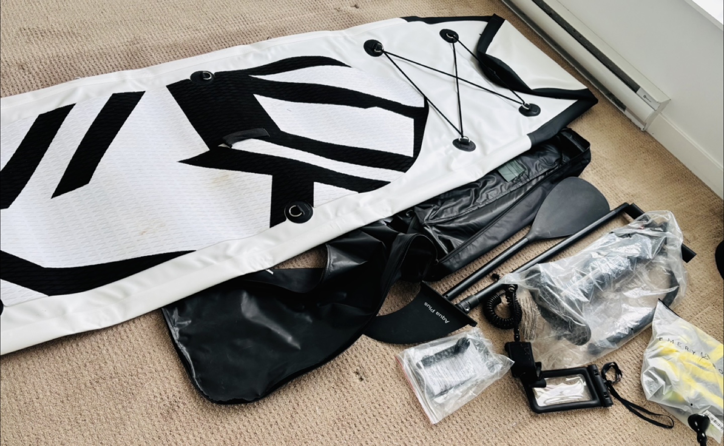 Aqua Plus Inflatable Paddle Board - Like New!