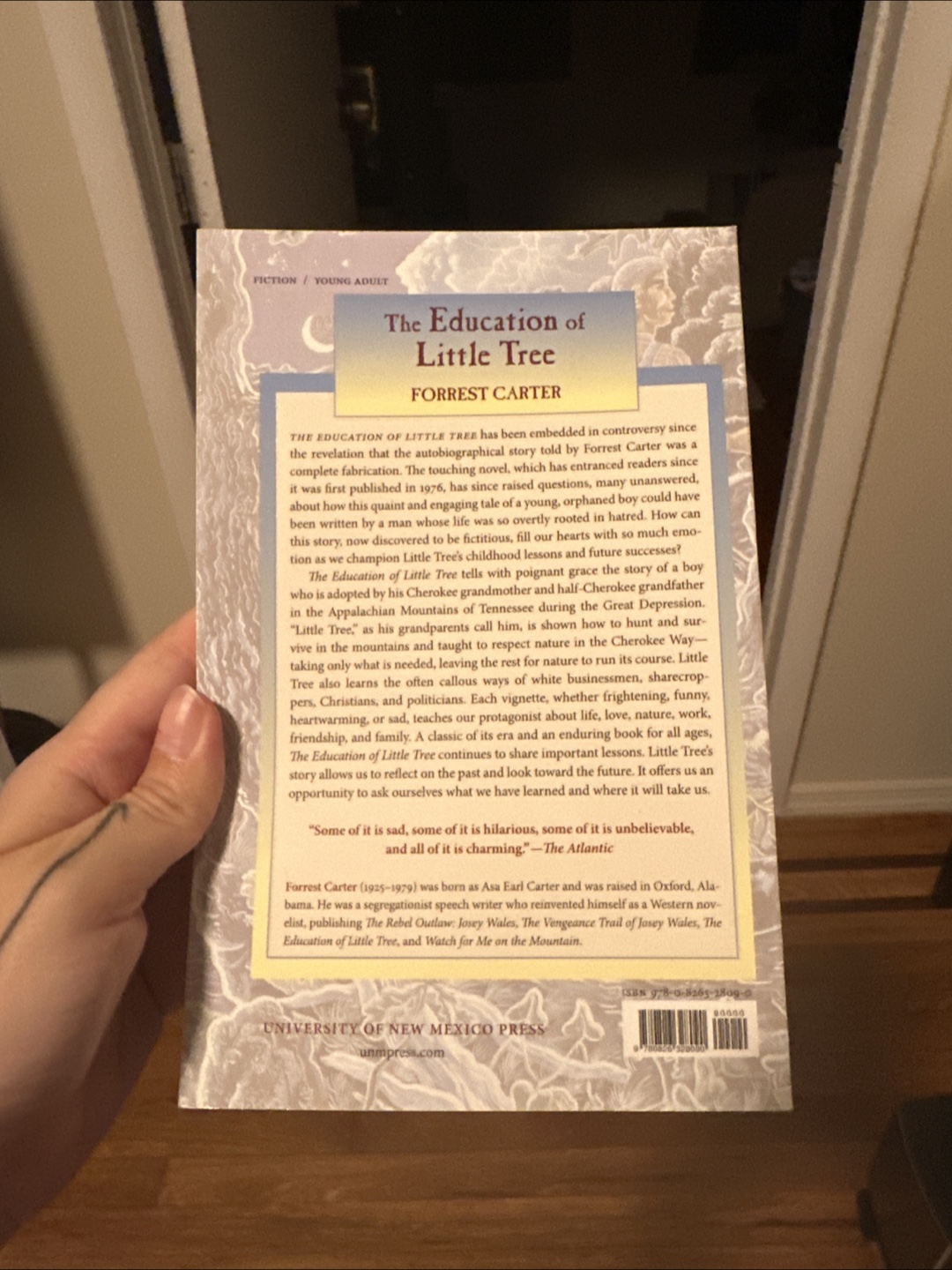 The Education of Little Tree by Forrest Carter #freecycle - photo 2