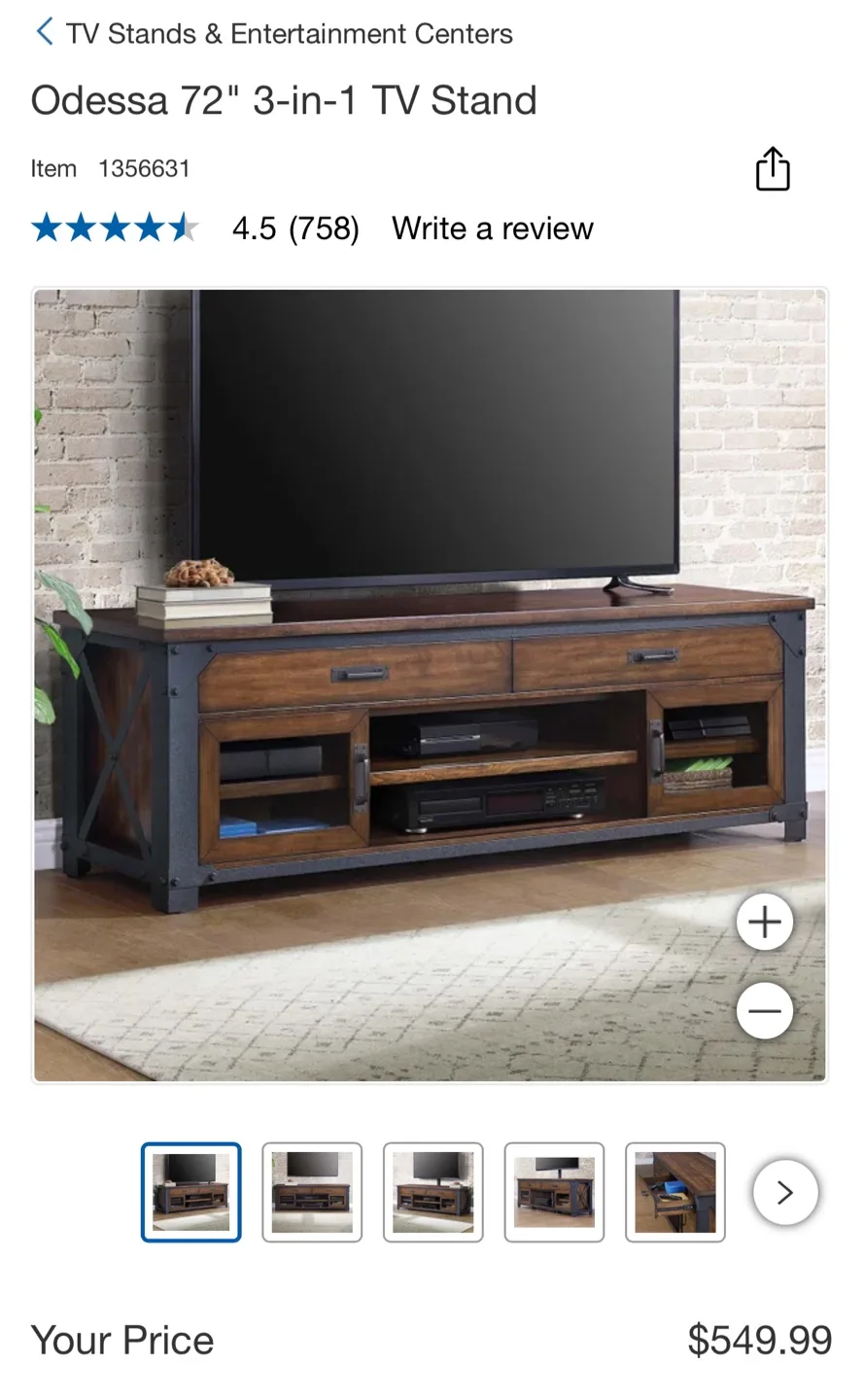 Industrial Style Media Console image indicator(9)