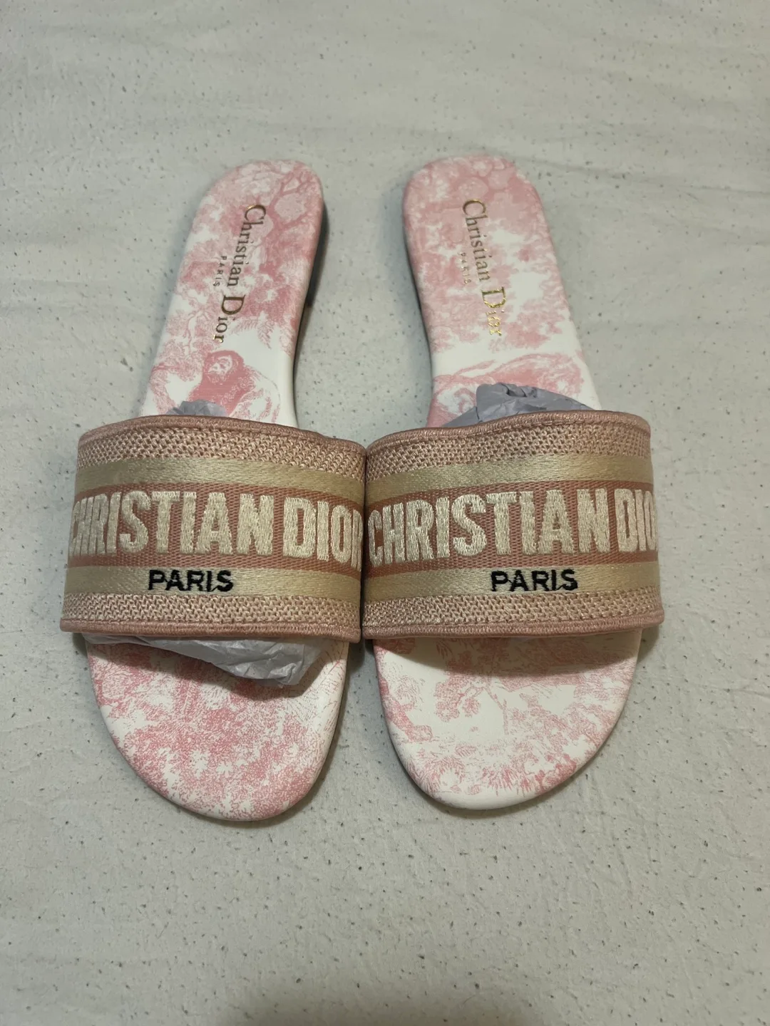Christian Dior Pink Slides Size 41 thumbnail