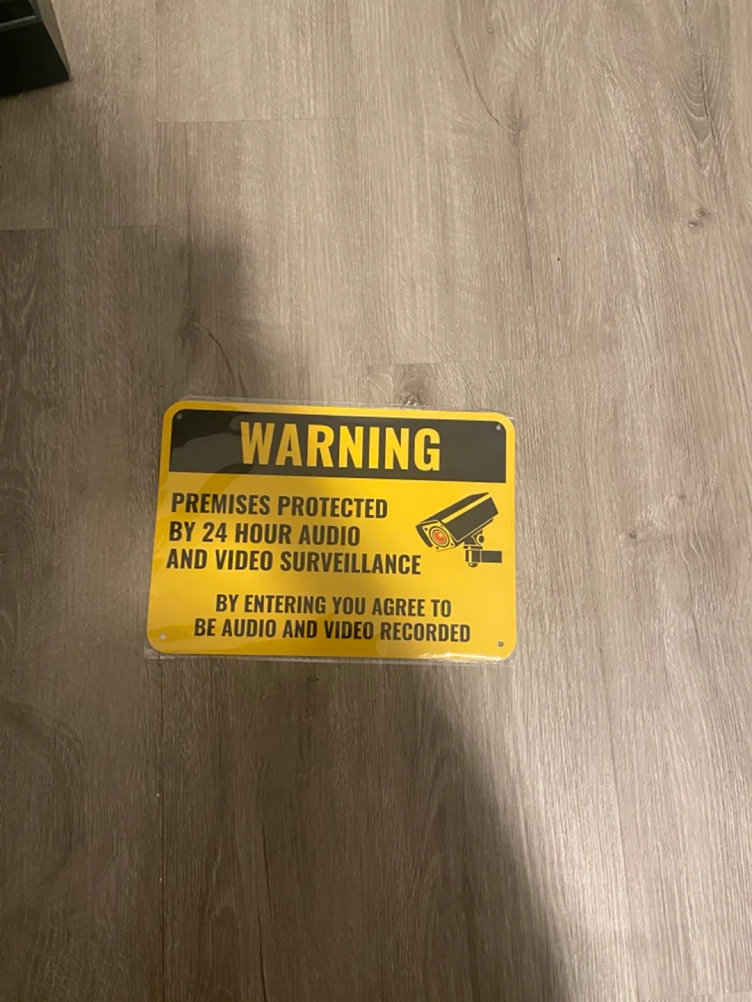New Premises Protected Sign thumbnail
