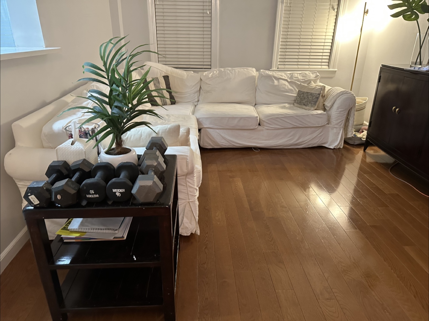 FREE-Pottery Barn White Sectional Sofa - photo 3