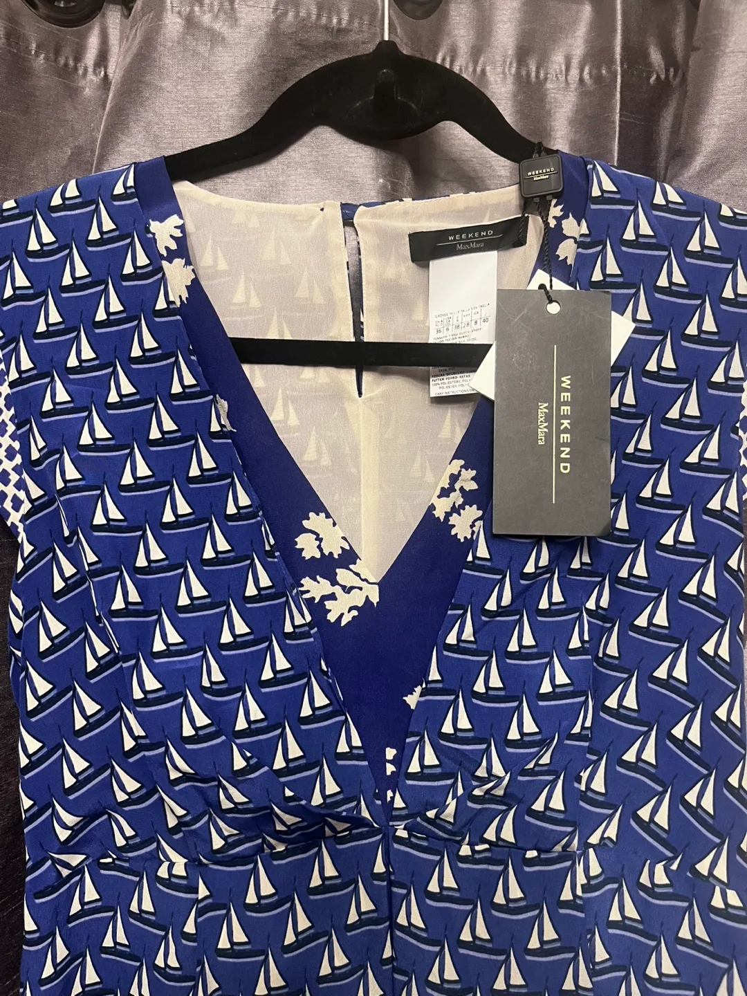 🇨🇦Weekend MaxMara Cornflower Blue dress image indicator(2)