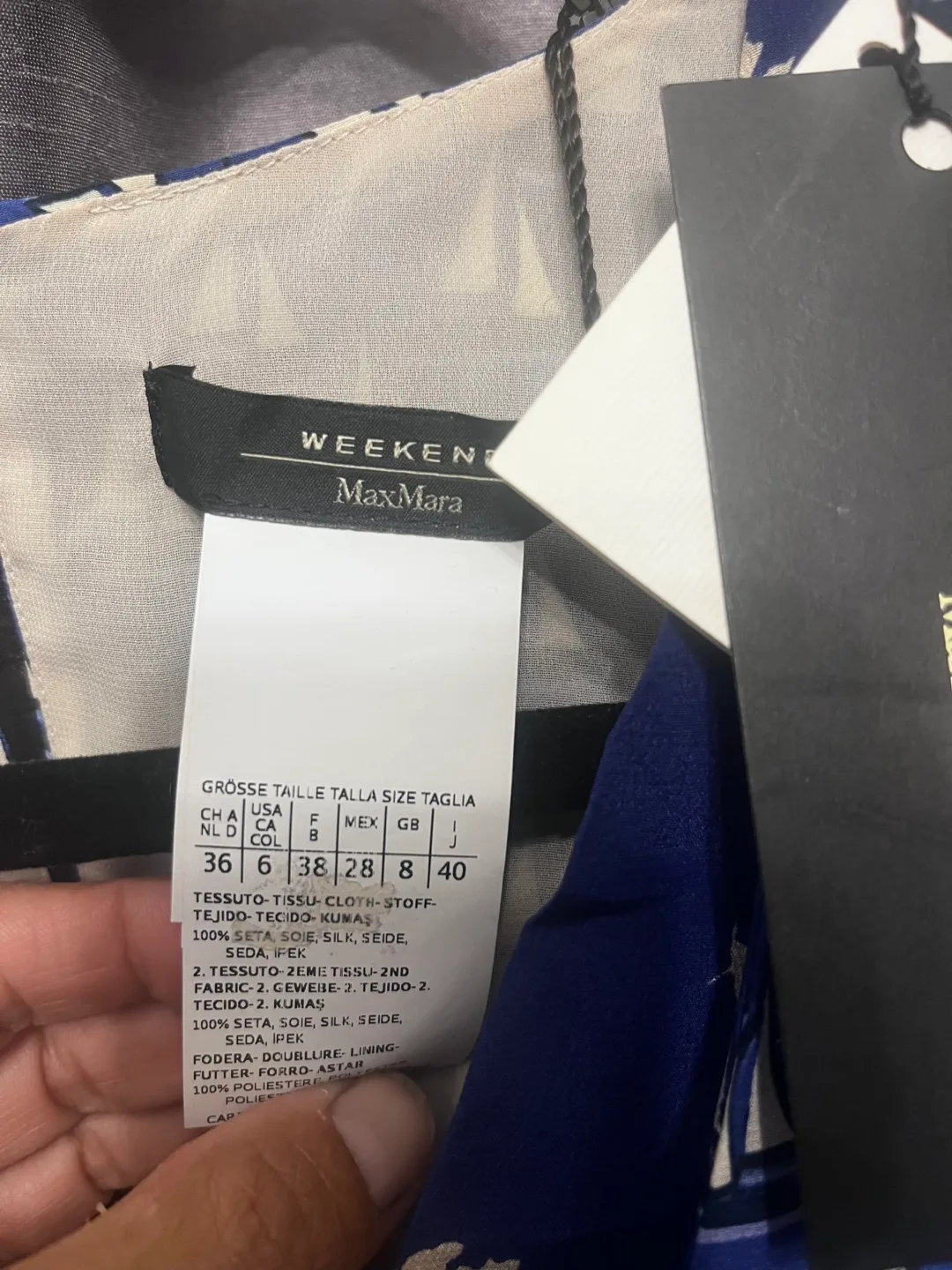 🇨🇦Weekend MaxMara Cornflower Blue dress image indicator(8)