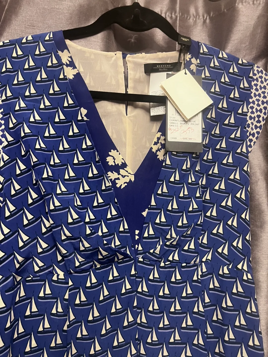 🇨🇦Weekend MaxMara Cornflower Blue dress image indicator(7)