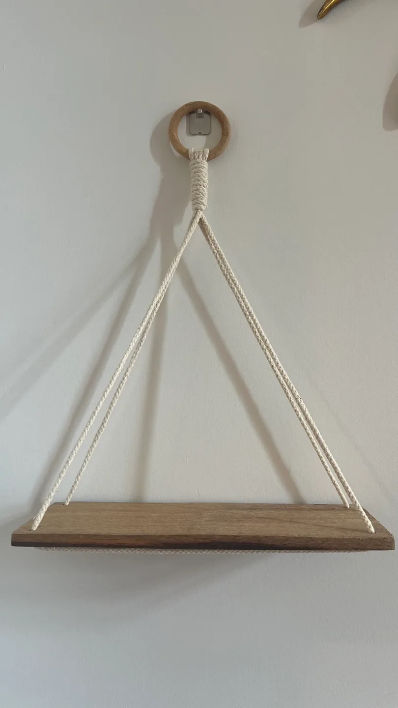Urban Outfitters Macrame Hanging Shelf thumbnail