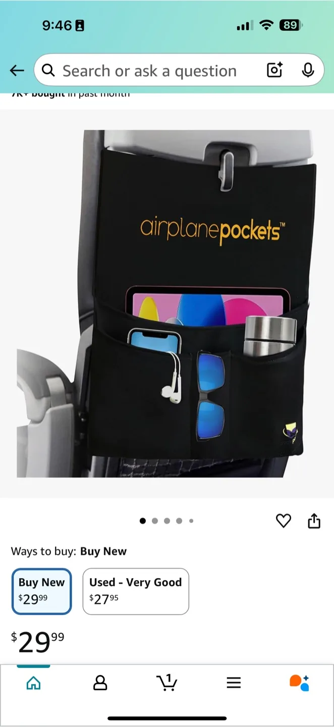 Airplane Pockets - ATTENTION TRAVELERS image indicator(2)