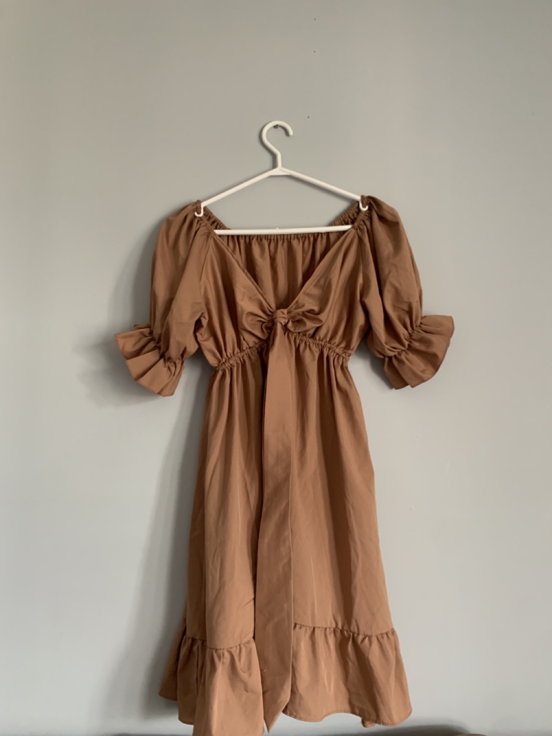 Tan Mid Length Maxi XL Dress