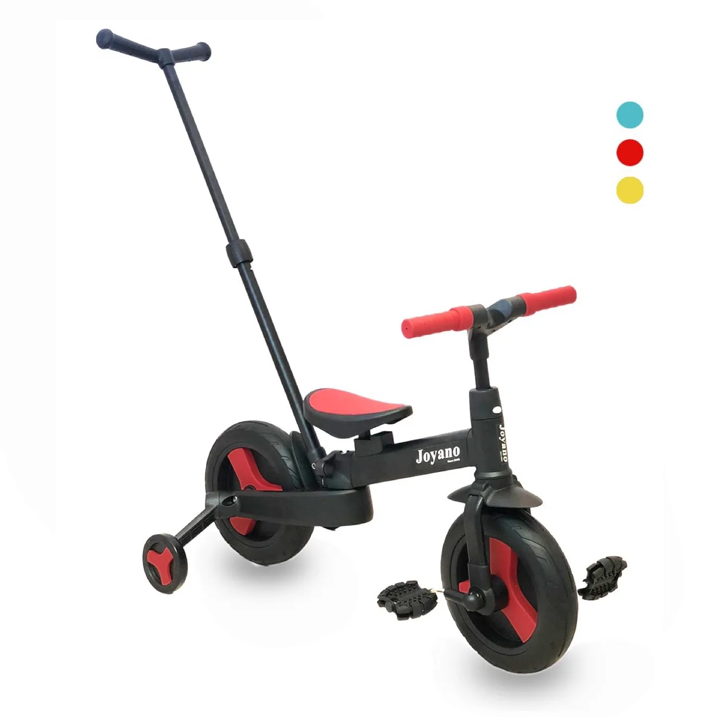 Joyano 5-in-1 Foldable Kids Tricycle Indoor/Outdoor Push Bike thumbnail