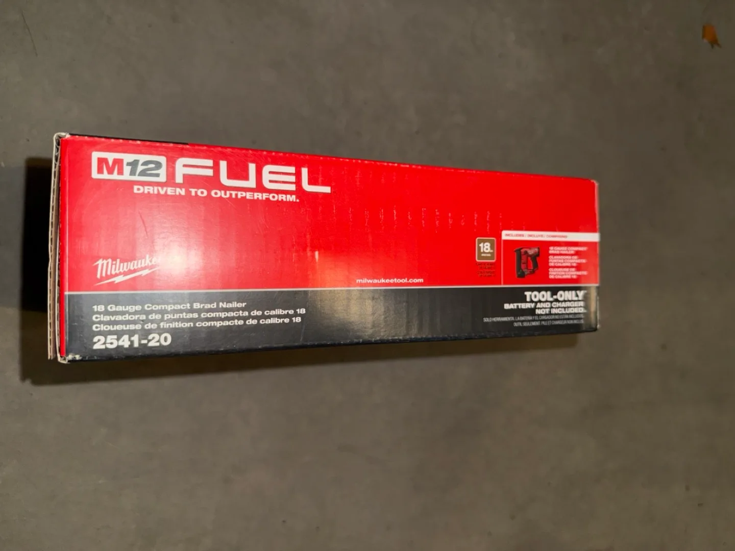 Milwaukee M12 FUEL 18 Gauge Brad Nailer 2541-20 - New image indicator(3)